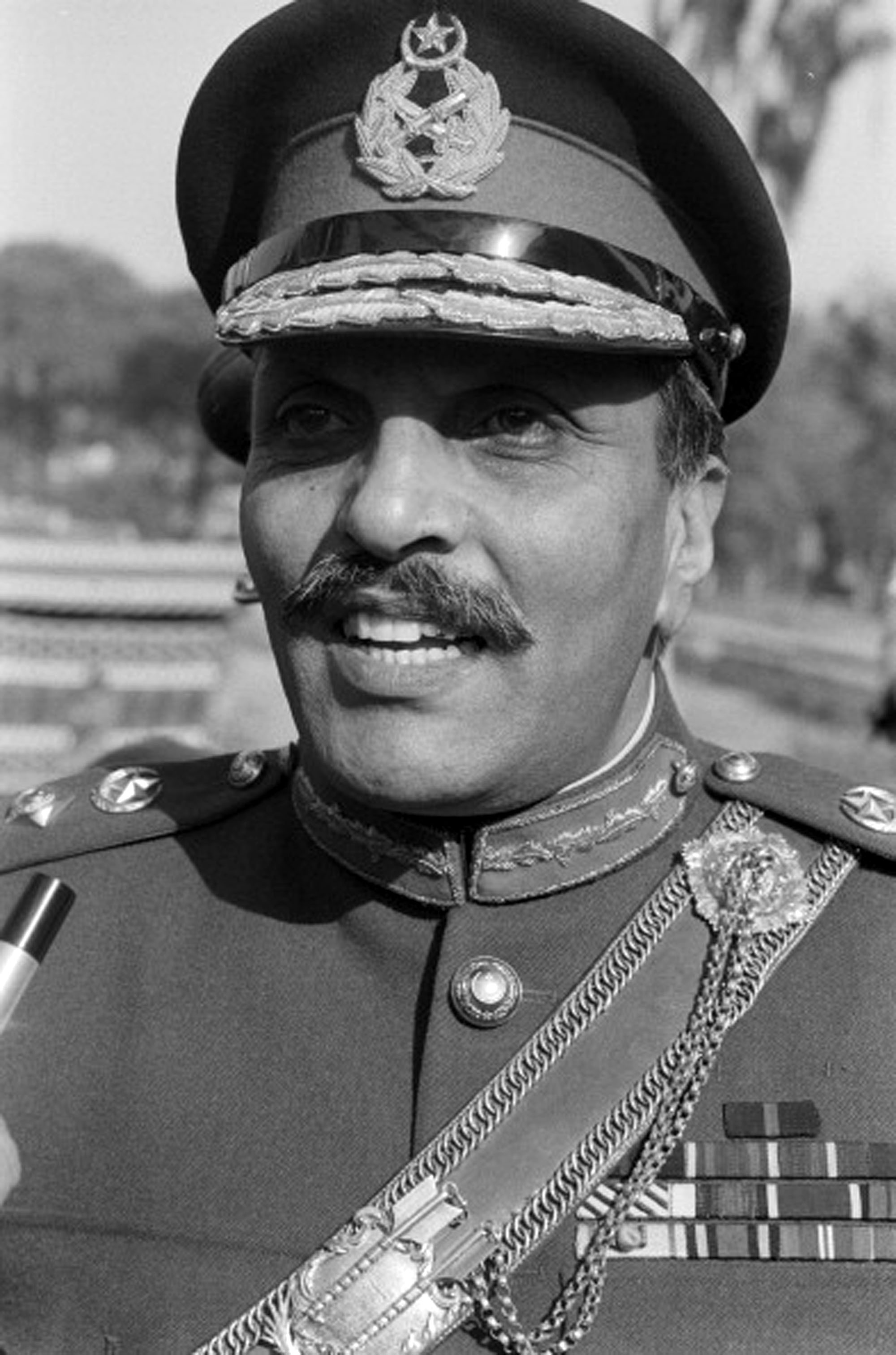Pakistani President Muhammad Zia-Ul-Haq