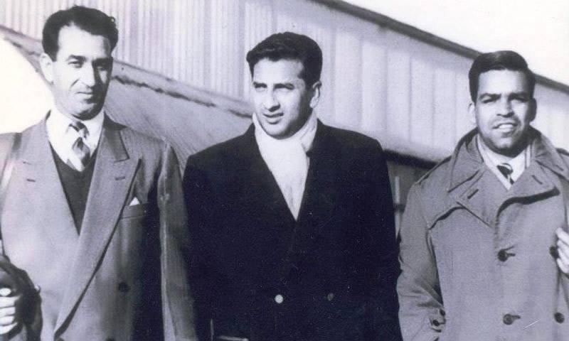 Abdul Hafeez Kardar, Fazal Mahmood and Imtiaz Ahmed - Pakistani cricket greats