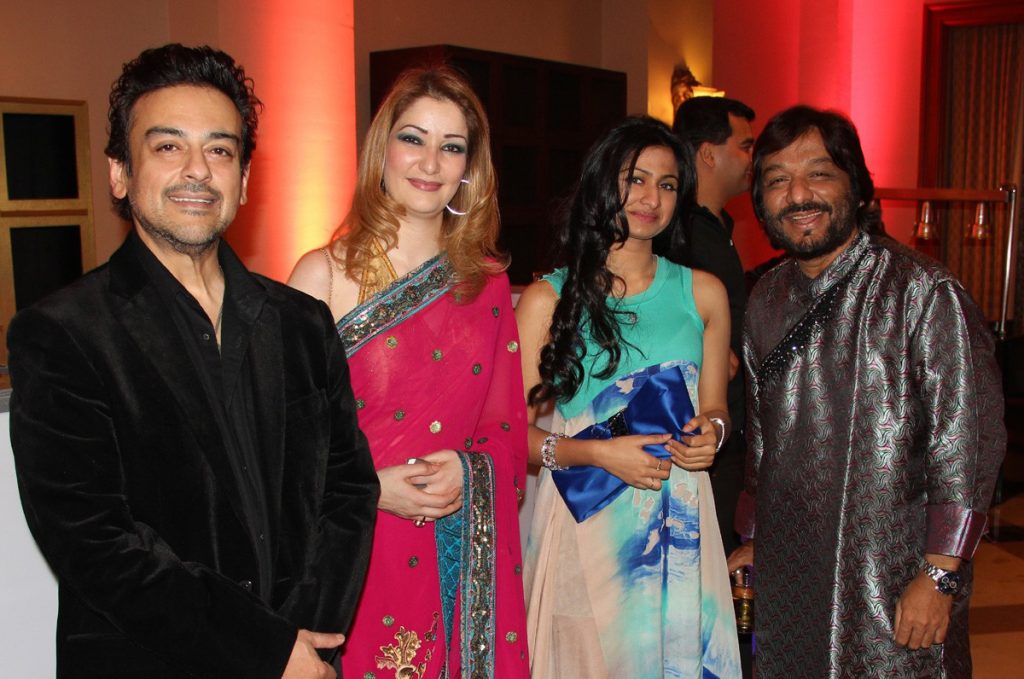 Adnan Sami with wife Roya Faryabi