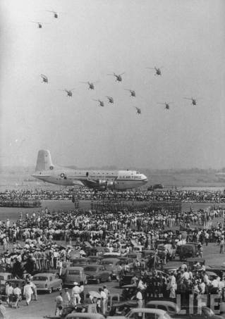 US Pakistan joint military exercises in Karachi – 1953