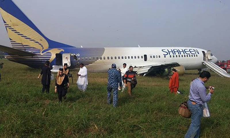 10 injured as Shaheen Air flight crash lands