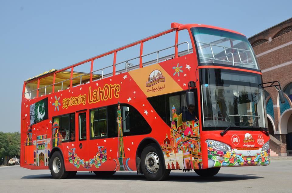 Lahore sightseeing bus