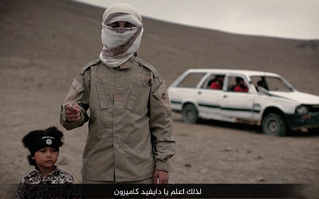 The Islamic State (IS) has released a new graphic video showing a four-year-old British boy blowing up a car and killing three people, accused of spying in Syria for the West.