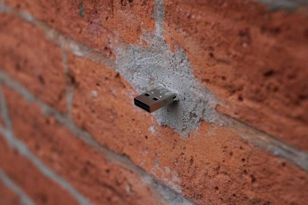 Did you know that USB Drives are embedded in walls