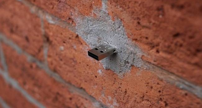 Did you know that USB Drives are embedded in walls