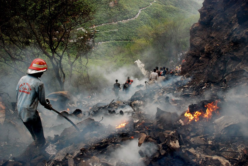 Islamabad-bound PIA aircraft crashes near Abbottabad