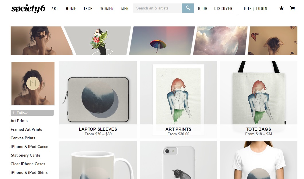 Mariam Soliman Society6 Page