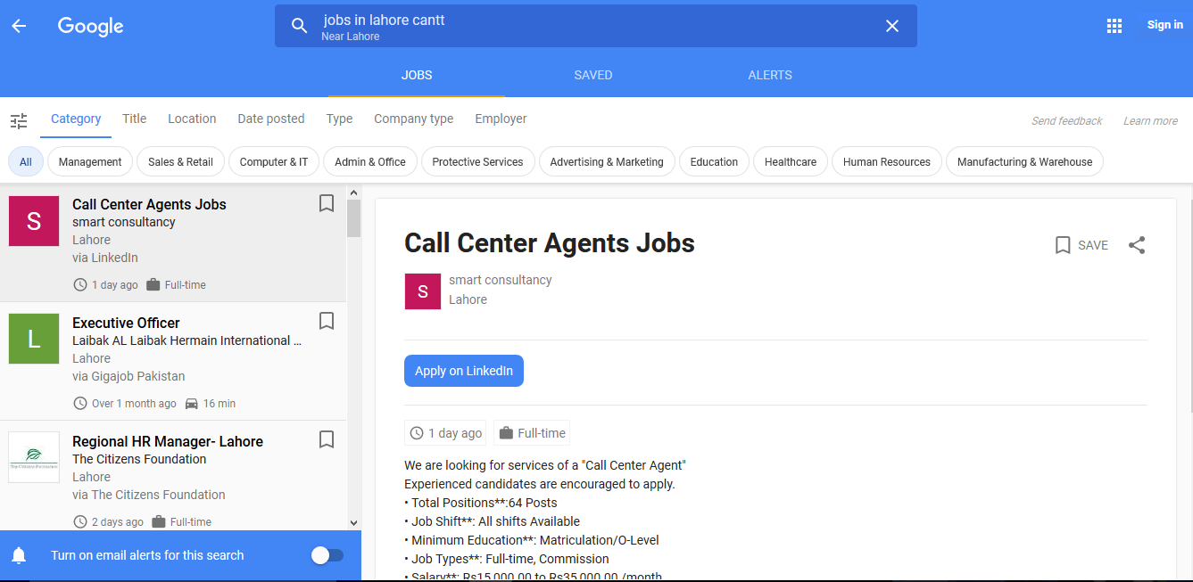 Google launches job search - 1