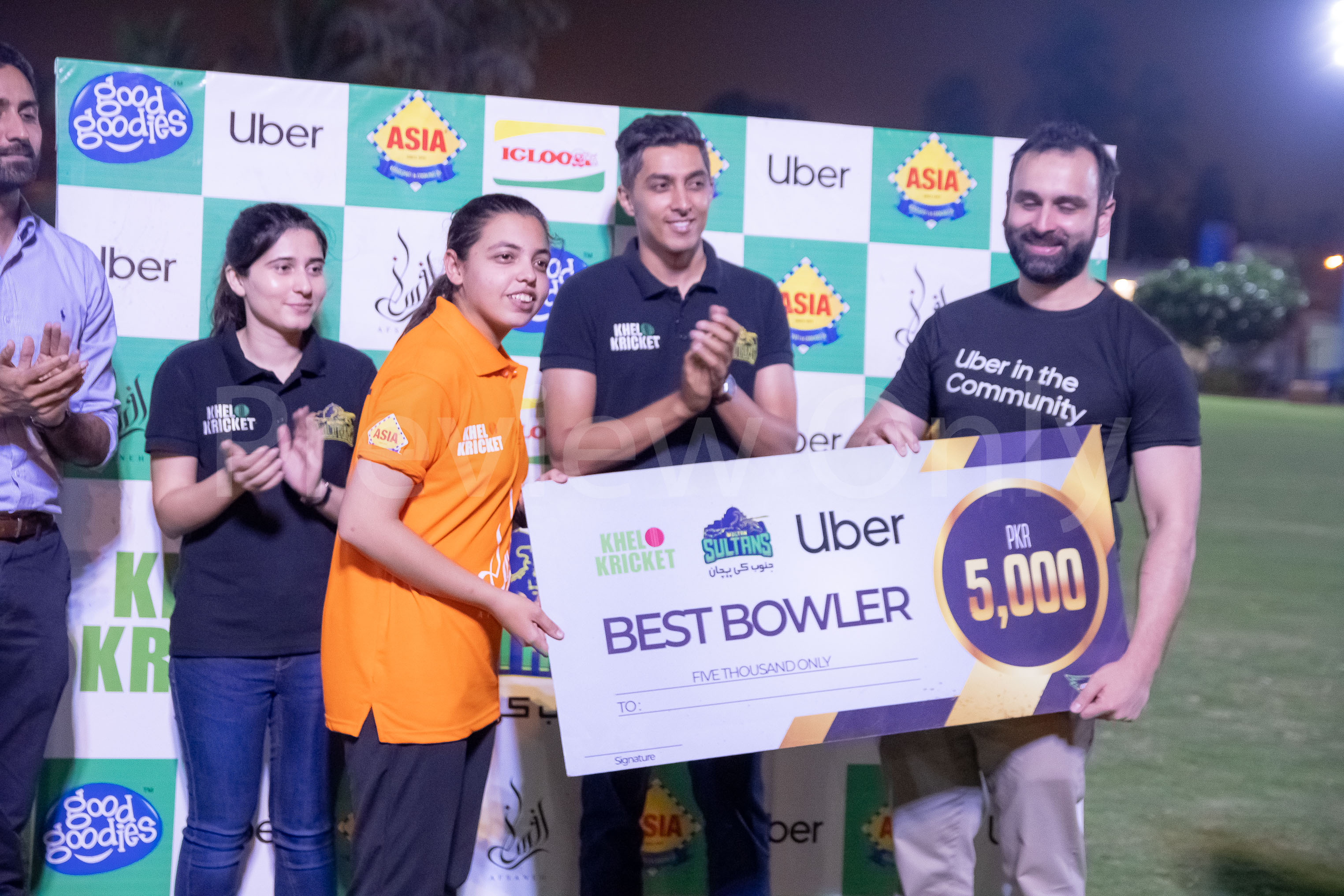 Uber women cricket - best bowler