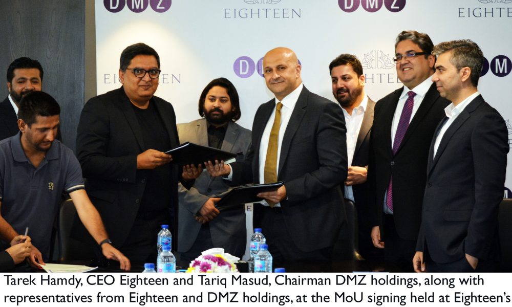 Eighteen, DMZ Holdings, Signing